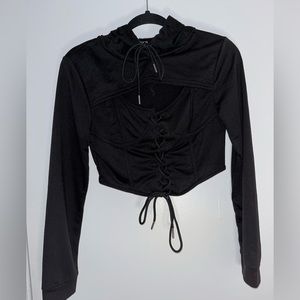 Cropped Hoodie Sweatshirt